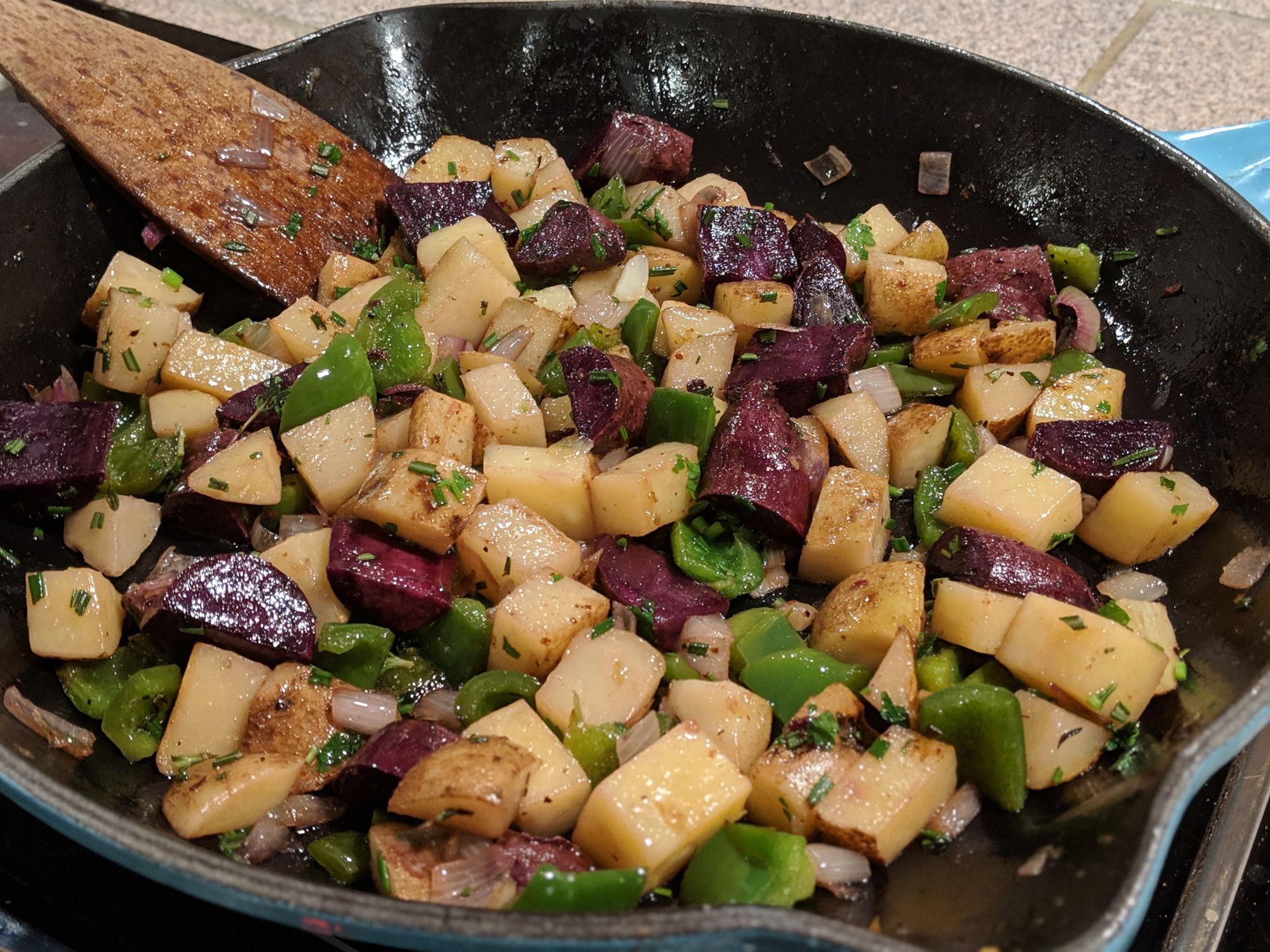 Rainbow Homefries