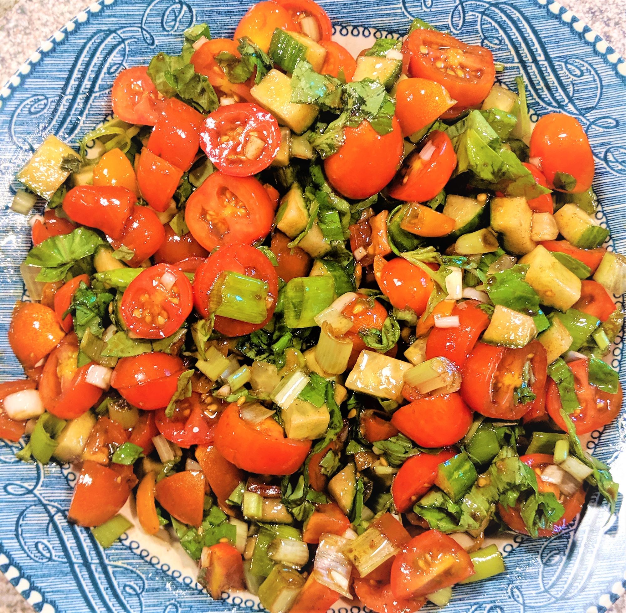 Two Minute Tasty Tomato Salad