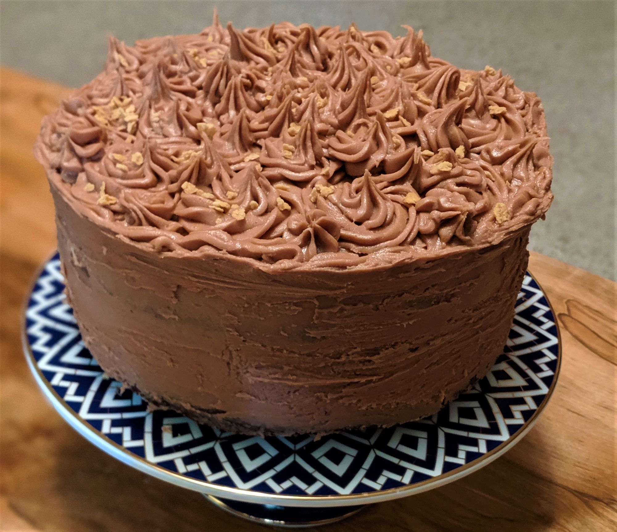 Delicious Dulce de Leche Nutella Sponge Cake