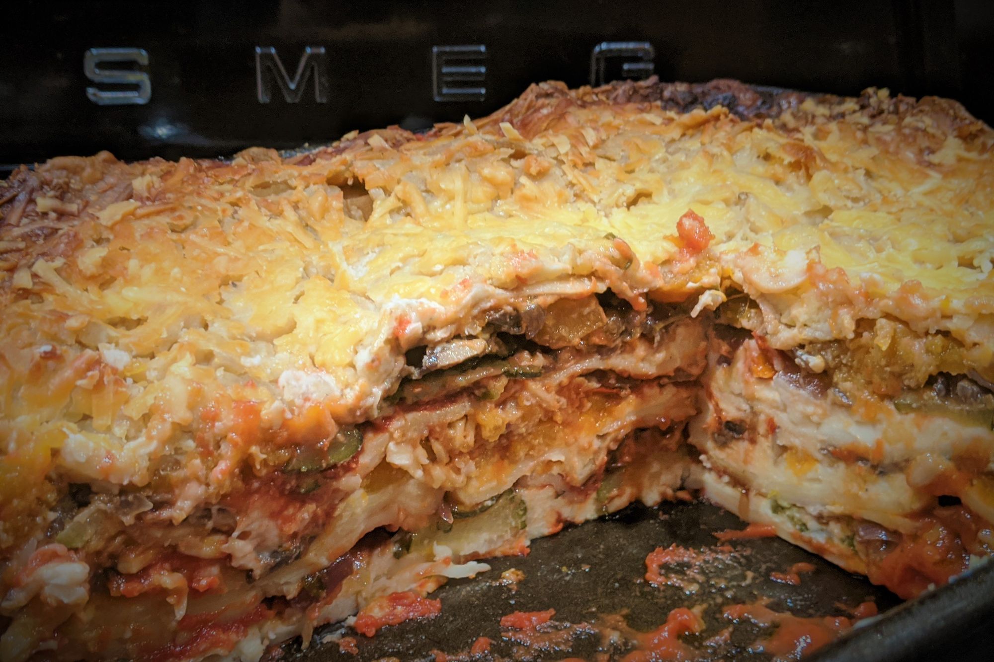 Ludicrously Loaded Lasagna