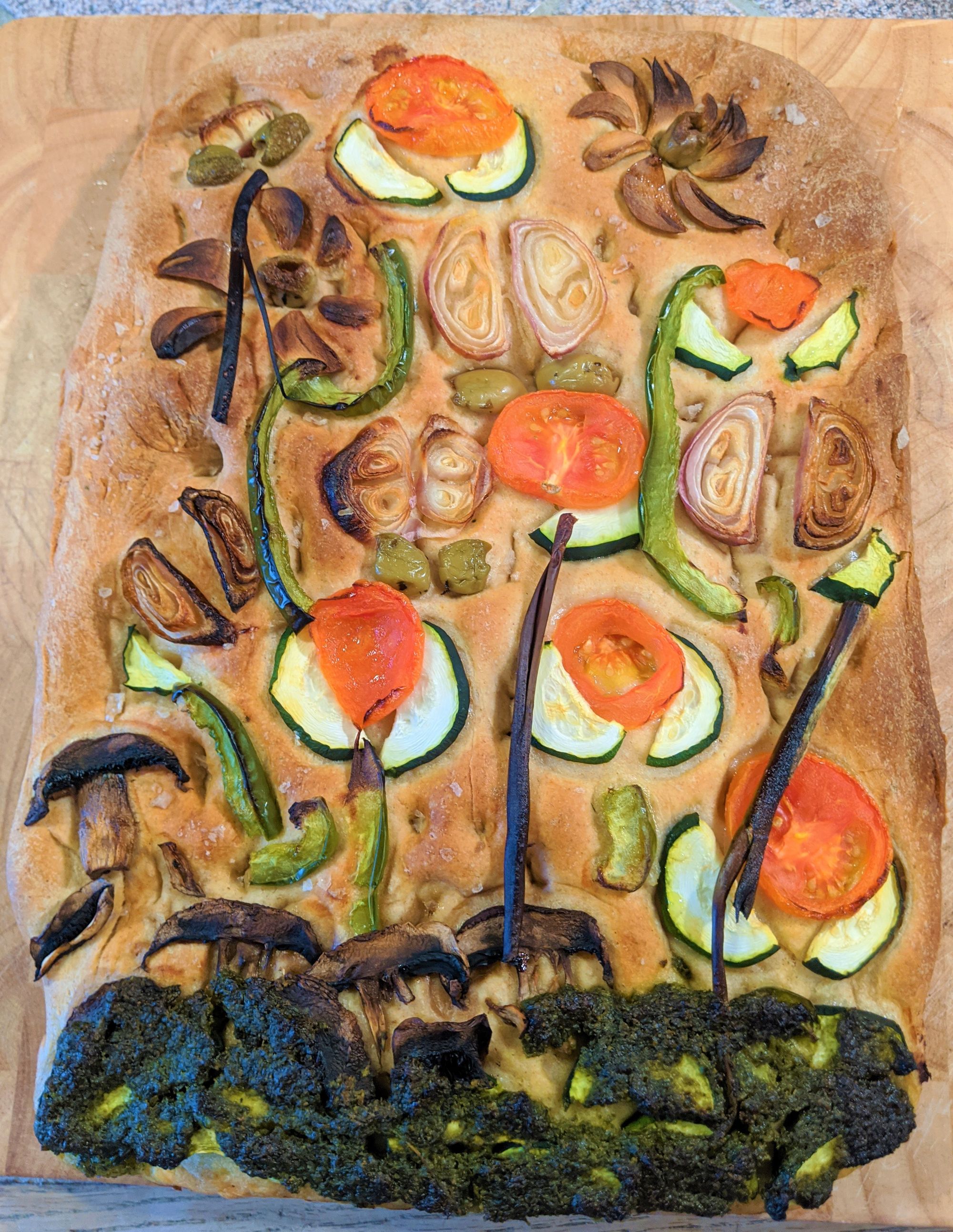 Floral Focaccia