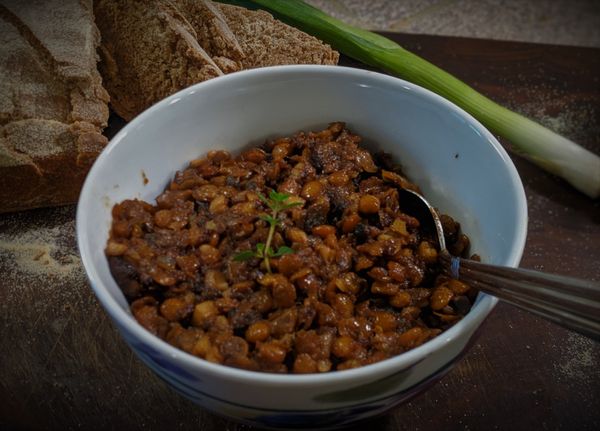 Chunky Mushroom and Lentil Pâté