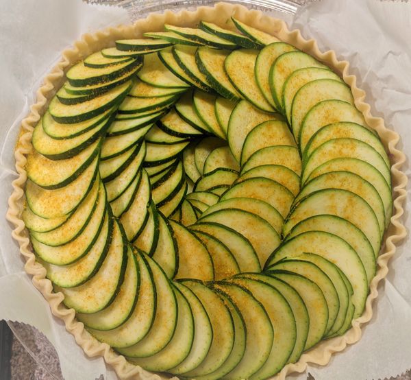 Lovely Layered Vegetable Tart